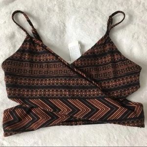 Wrap crop top